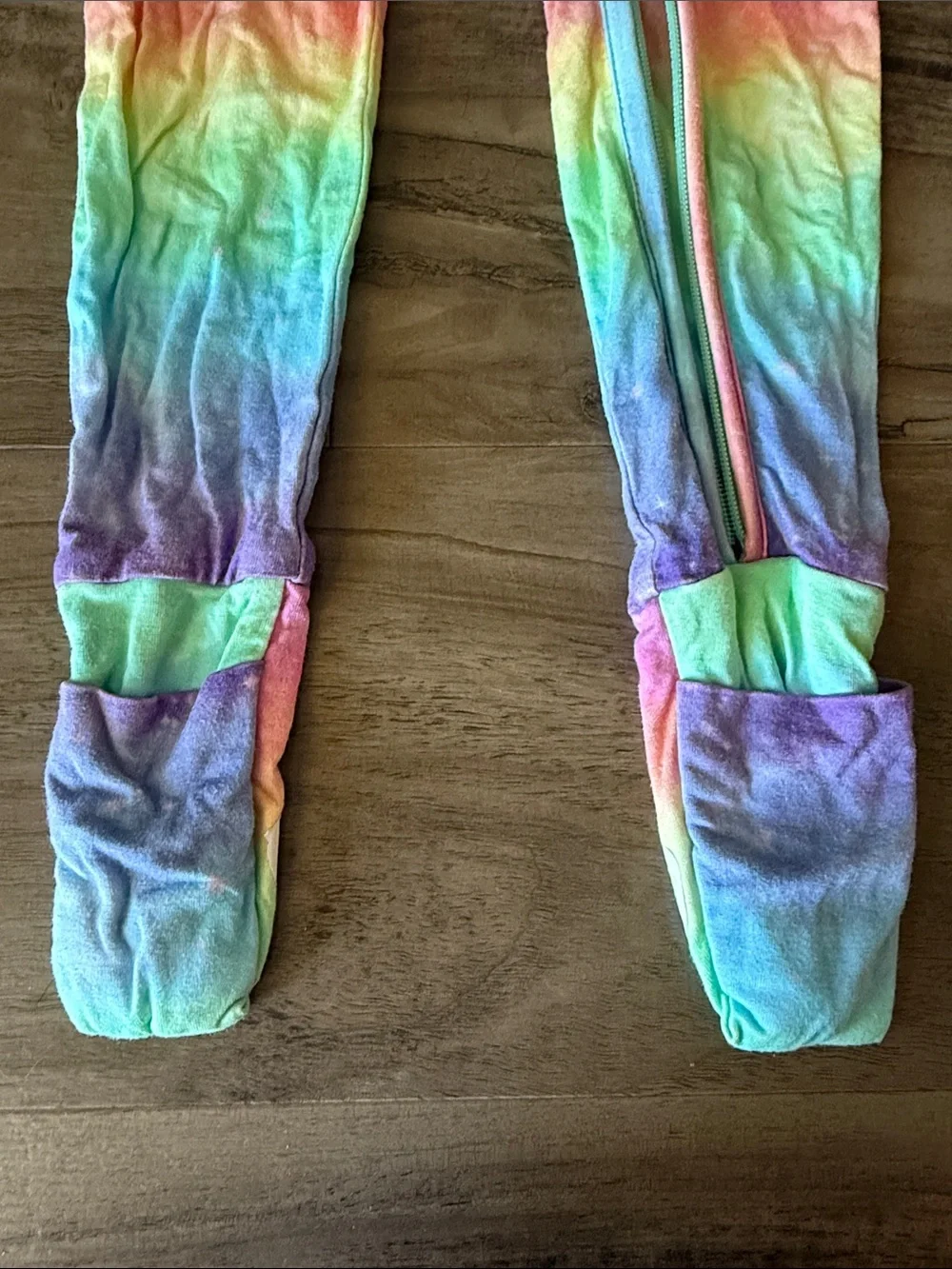 Colorful Stripped Footed Pajamas